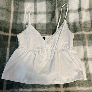white babydoll tank 💌